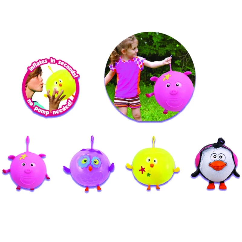 Топка Балон Chippo Zoo Wubble Зуу Уъбъл животни с ЙоЙо ефект, Анти Стрес, 72270, Многоцветен